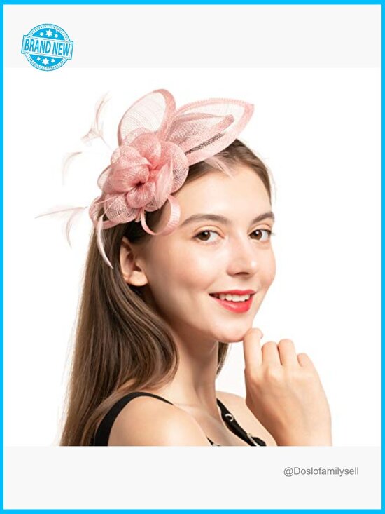 Vintage Sinamay Fascinator Handmade Tea Party Wedding Church Derby Cocktail